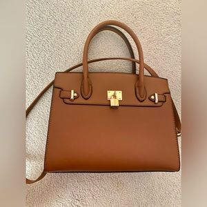 Brown Purse with crossbody strap